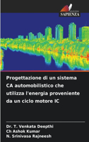Progettazione di un sistema CA automobilistico che utilizza l'energia proveniente da un ciclo motore IC