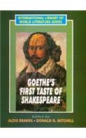 Goethe’s First Taste Of Shakespeare