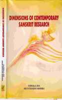 Dimension of Contemporary Sanskrit Research [Hardcover] Ujjawala Jha & Arun Ranjan
