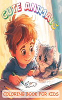 Cute Animals Coloring Book for Kids.