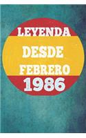 Leyenda Desde Febrero 1986