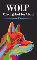 Wolf Coloring Book For Adults