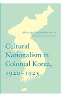 Cultural Nationalism in Colonial Korea, 1920-1925