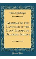 Grammar of the Language of the Lenni Lenape or Delaware Indians (Classic Reprint)