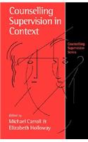Counselling Supervision in Context