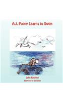 A.J. Puppy Learns to Swim