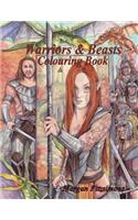 Warriors and Beasts Colouring Book