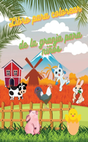 Libro para colorear de la granja para niños