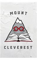 Mount Cleverest: 6x9 120-page lined and blank notebook journal notepad scribble book diary workbook for philosophers