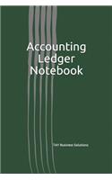 Accounting Ledger Notebook: Notebook for for small businesses looking to log expenses and income - Simple Cash Accounting and transaction recording notebook for small businesse