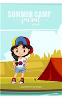 SUMMER CAMP Journal for Girl Journal with prompts