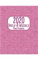 2020 Daily & Weekly Pink Planner