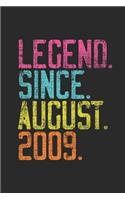 Legend Since August 2009