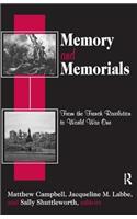 Memory and Memorials