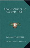 Reminiscences of Oxford (1908)