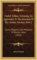 Useful Tables, Forming An Appendix To The Journal Of The Asiatic Society, Part 1