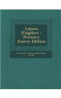 Lecons D'Algebre