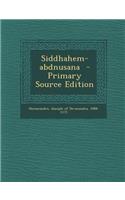 Siddhahem-abdnusana