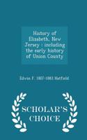 History of Elizabeth, New Jersey