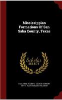 Mississippian Formations of San Saba County, Texas