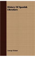History of Spanish Literature