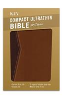 Compact Ultrathin Bible for Teens-KJV: King James Version, For Teens, Ultrathin, Walnut Leathertouch