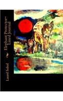 Elephant Protector Lined Journal: (Fine Art Rainbow Journals Soli Deo Gloria Forever)
