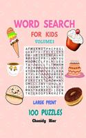 Word Search For Kids Puzzles 100 Game Book