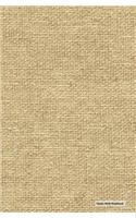 Classic Mole Notebook - Burlap Cover