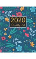 2020 Monthly Bill Organizer