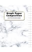 Graph Paper Composition Notebook: Grid Paper Notebook, Quad Ruled, 100 Sheets, 1/2 Inch Squares, Grid Paper 0.50", 2 Squares Per Inch, Perfect Binding 8.5" x 11" School Journal For M