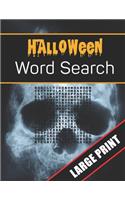 Halloween Word Search Large Print