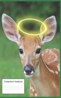 Composition Notebook: Wide Ruled Composition Notebook Gift For Grandchildren, Children, Seniors, Women, and Teen Fawn Baby Deer Lovers, Blank Lined Journal and Home schoo