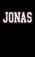 Jonas: A Journal, Notepad, or Diary to write down your thoughts. - 120 Page - 6x9 - College Ruled Journal - Writing Book, Personal Writing Space, Doodle, N