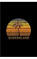 Queensland: Christmas Journal Notebook With Retro Australian Sunset. Complete Shopping Organizer Holiday Food Meal Party Planner Budget Expense Tracker With Sof