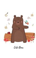 Cute Bear: Composition Notebook college ruled lined notebook 8.5 x 11 Notebook For Boy and Girl Journal