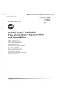 Modeling Grade IV Gas Emboli Using a Limited Failure Population Model with Random Effects