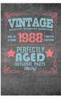 Vintage Quality Without Question One of a Kind 1988 Limited Edition Perfectly Aged Original Parts Mostly