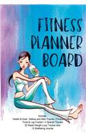 Fitness Planner Board: Fitness Agenda, Fitness Planner Binder, Fitness Journal and Planner, Fitness Journal for Women, Fitness Journaling, Fitness Happy Planner, Fitness J