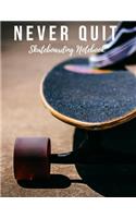 Skateboarding Notebook
