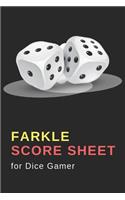 Farkle Score Sheet