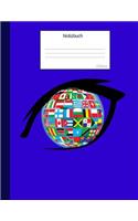 Notizbuch Globus