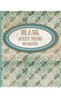 Blank Sheet Music - 10 Staves