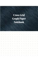 Cross Grid Graph Paper Notebook: 1/2 Inch Cross Grid Ruled, 120 Pages