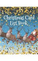 Christmas Card List Book