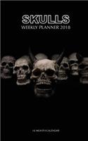 Skulls Weekly Planner 2018