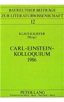 Carl-Einstein-Kolloquium 1986