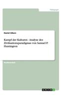 Kampf der Kulturen - Analyse des Zivilisationsparadigmas von Samuel P. Huntington