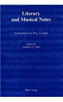 Literary and Musical Notes