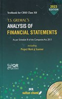 T.S. Grewal'S Analysis Of Financial Statements: Textbook For Cbse Class 12 (2023-24 Examination)